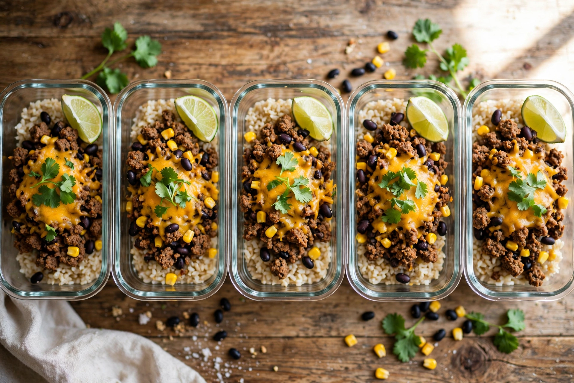 High Protein Ground Beef Meal Prep: 46g Protein in 30 Minutes