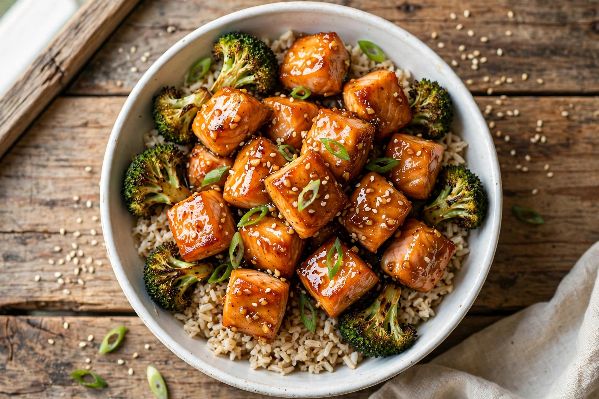 High Protein Salmon: 38g Protein (30-Minute Meal Prep)